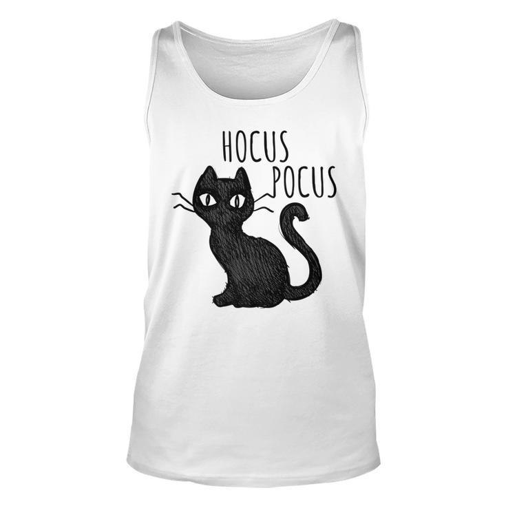 Halloween  For Cat Lovers | Hocus Pocus Black Cat  Unisex Tank Top