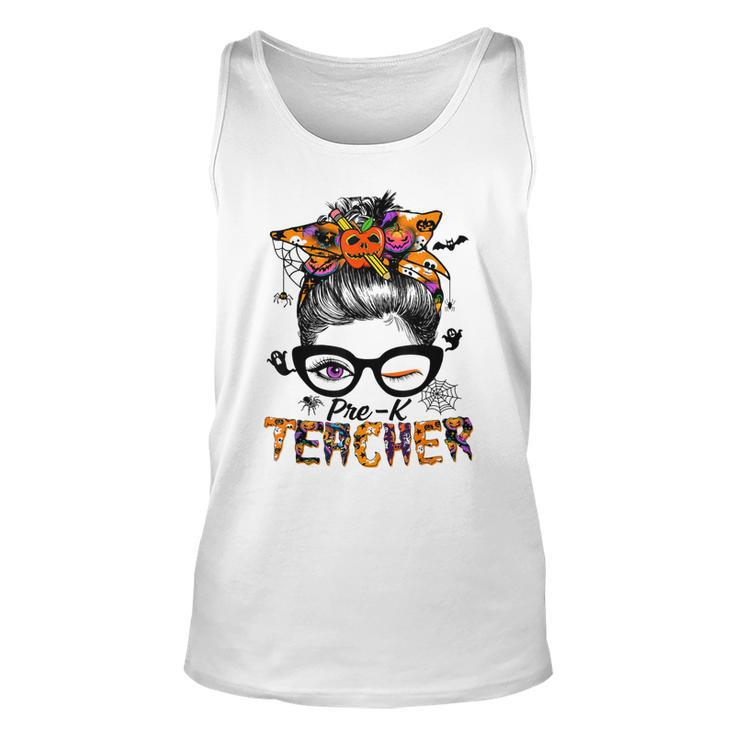 Halloween Pre-K Teacher Life -Cool Witch  Unisex Tank Top