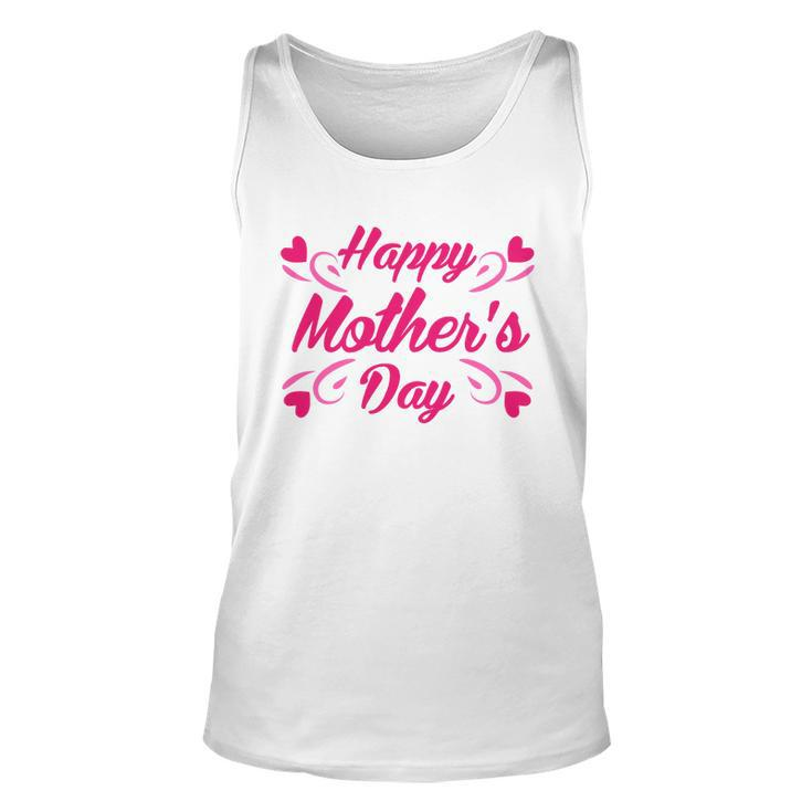 Happy Mothers Day Hearts Gift Unisex Tank Top