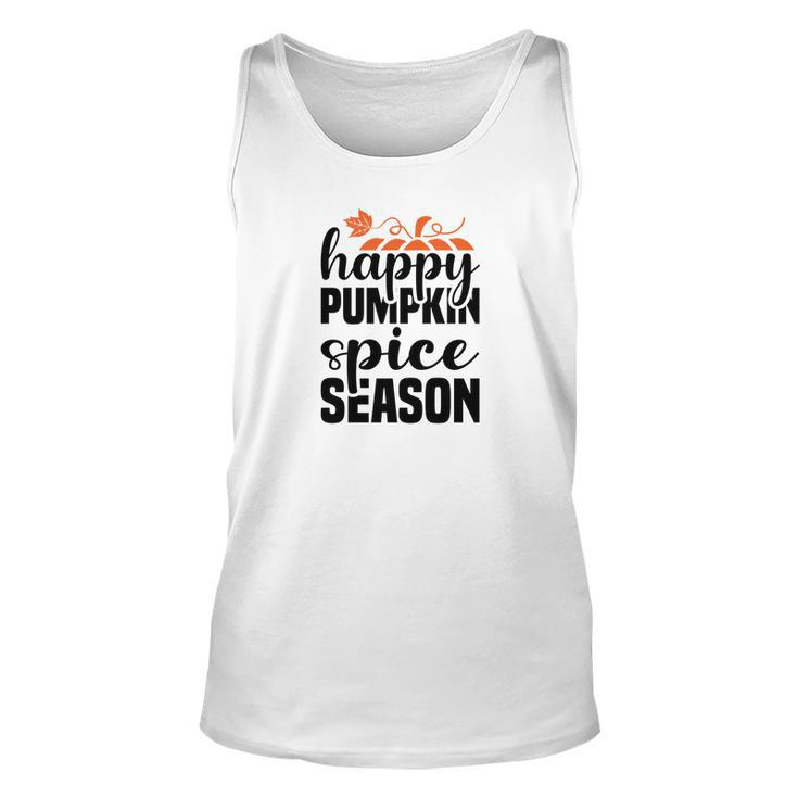 Happy Pumpkin Spice Season Fall V3 Men Women Tank Top Graphic Print Unisex