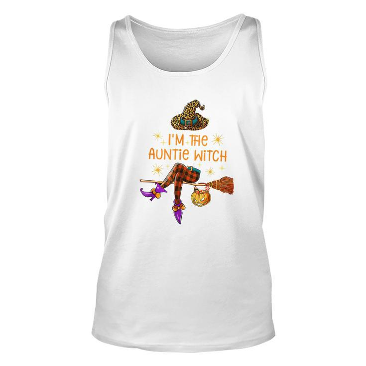 Im The Auntie Witch Spooky Auntie Witchy Halloween  Unisex Tank Top
