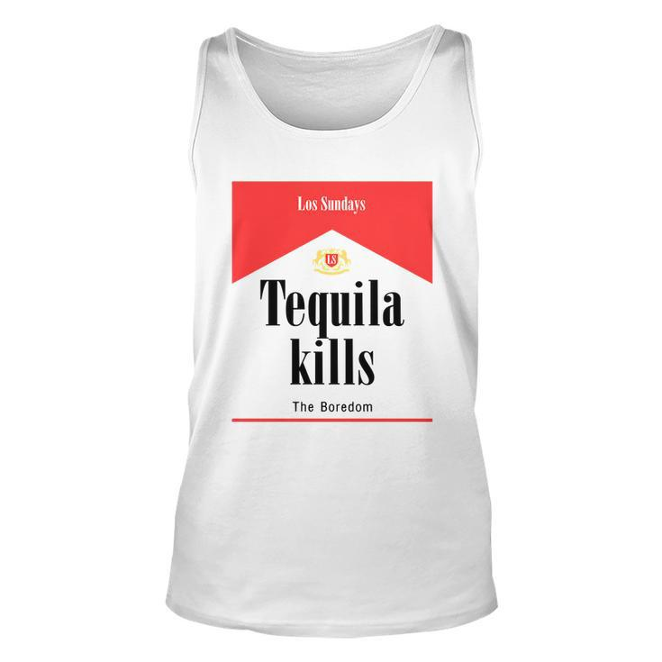 Los Sundays Tequila Kills The Boredom Sunday Club Tshirt Unisex Tank Top