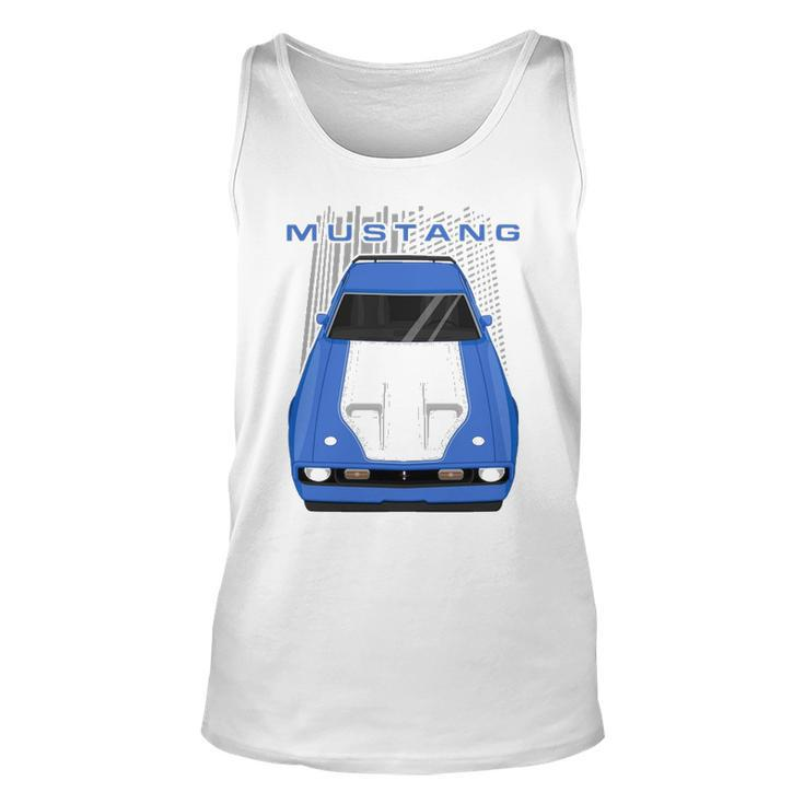 Mustang Mach 1 1971 To 1972   Blue Graphic Design Printed Casual Daily Basic Unisex Tank Top - Thegiftio