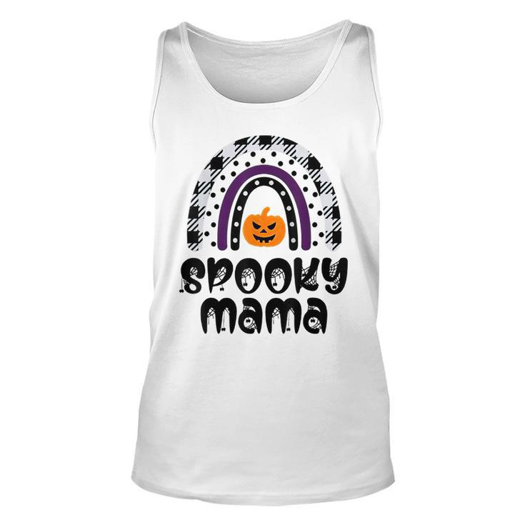 One Spooky Mama Funny Family Halloween Costume Matching Gift  Unisex Tank Top