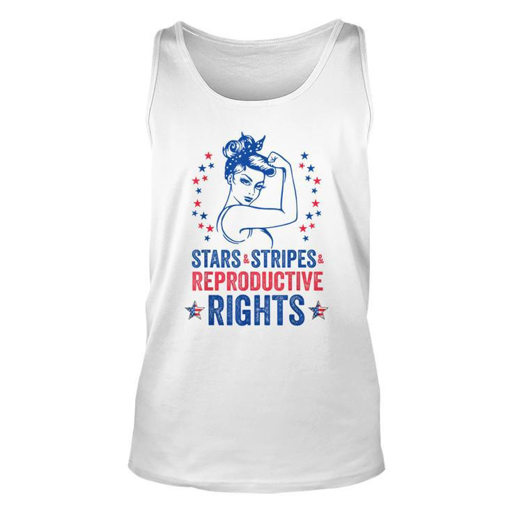 Patriotic 4Th Of July  Stars Stripes Reproductive Right  Unisex Tank Top