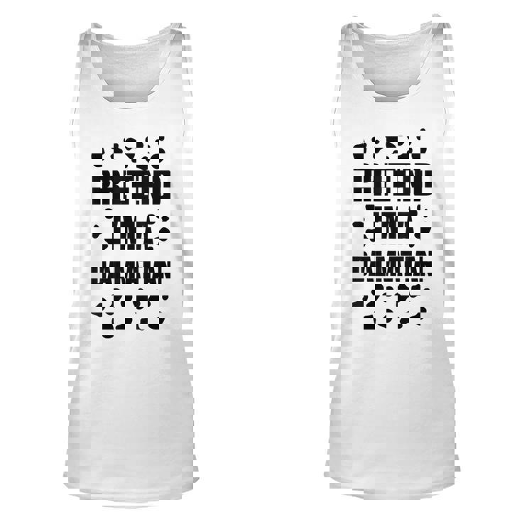 Pretend Im A Dalmatian Costume Halloween Diy Costume Gifts Men Women Tank Top Graphic Print Unisex