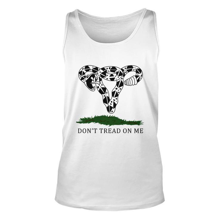 Pro Choice Pro Abortion Don’T Tread On Me Uterus Reproductive Rights Unisex Tank Top