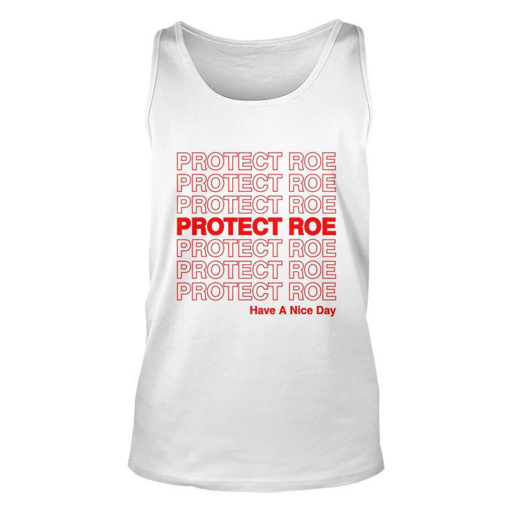 Protect Roe V Wade Pro Choice Feminist Reproductive Rights Design Tshirt Unisex Tank Top