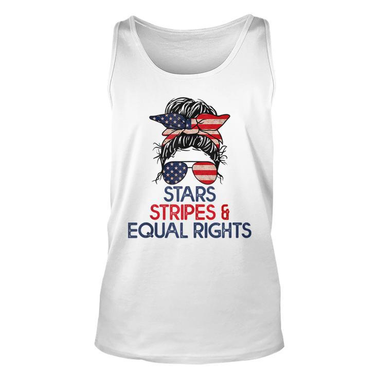 Retro Pro Choice Stars Stripes And Equal Rights Patriotic  Unisex Tank Top