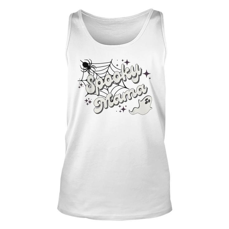 Spooky Mama T Funny Family Halloween Matching Gifts  Unisex Tank Top