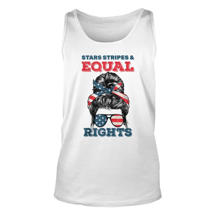 Stars Stripes And Equal Rights 4Th Of July Womens Rights  V2 Unisex Tank Top