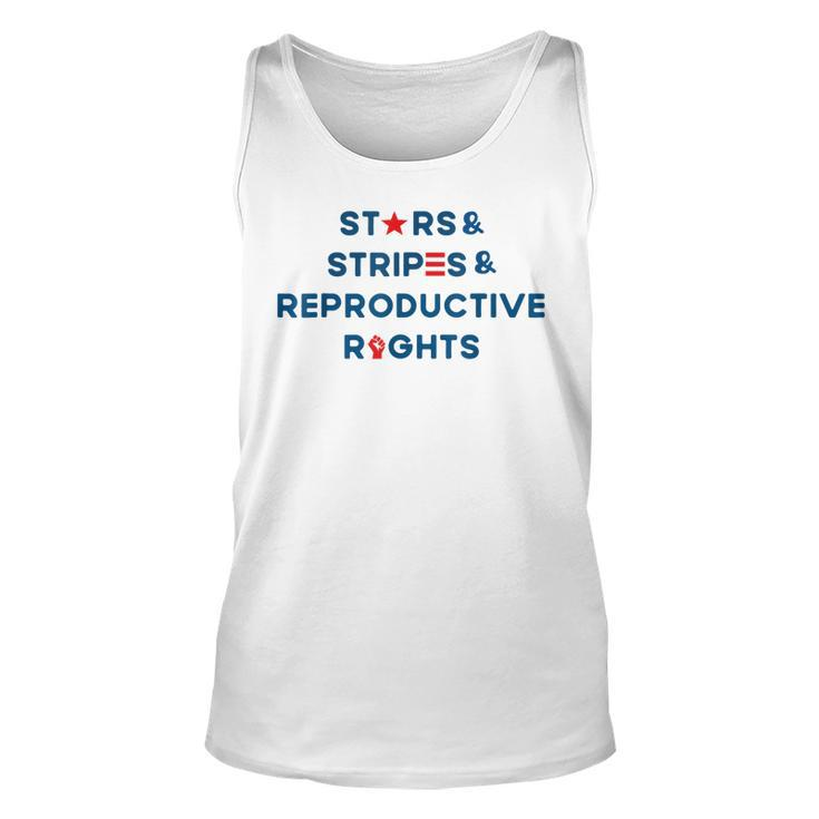 Stars Stripes Reproductive Rights 4Th Of July American Flag  V3 Unisex Tank Top