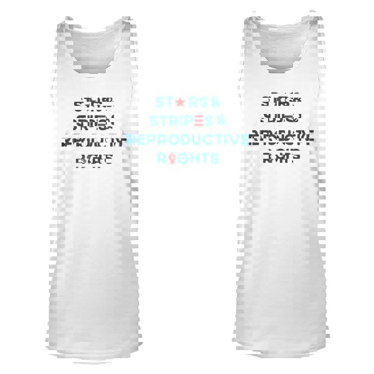 Stars Stripes Reproductive Rights 4Th Of July American Flag  V3 Unisex Tank Top