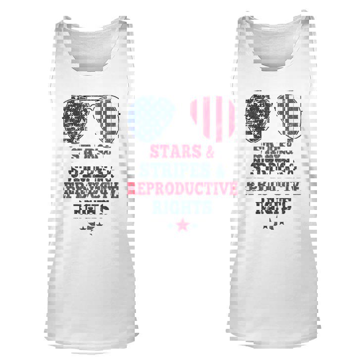 Stars Stripes Reproductive Rights American Flag 4Th Of July  Unisex Tank Top