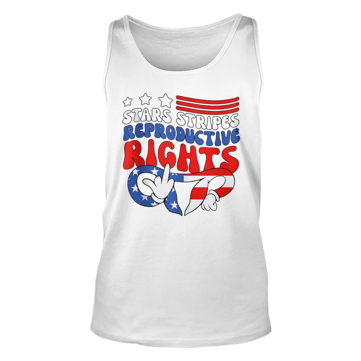 Stars Stripes Reproductive Rights Patriotic 4Th Of July  V18 Unisex Tank Top