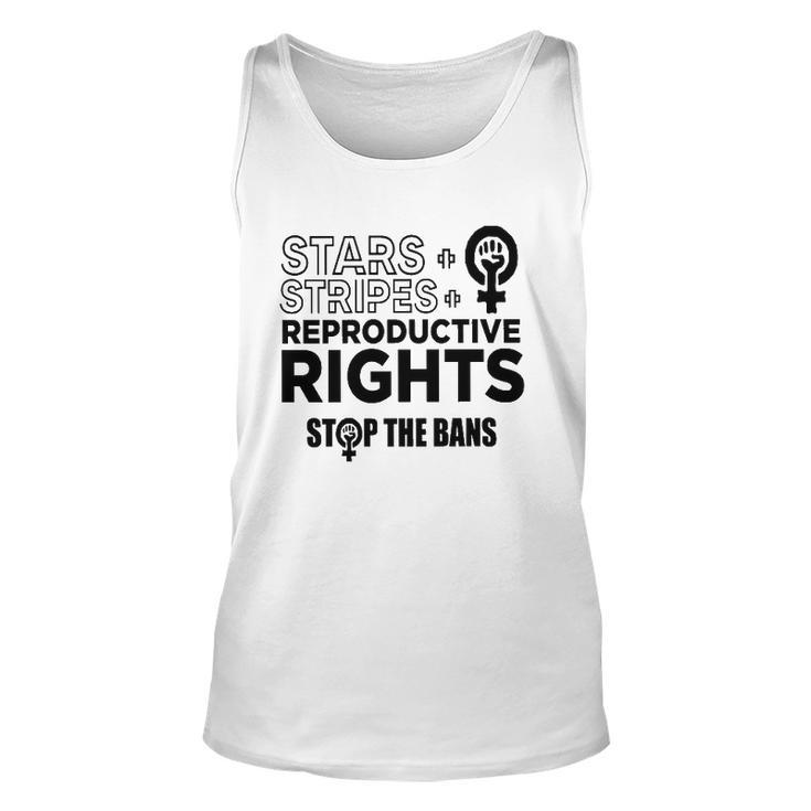 Stars Stripes Reproductive Rights Racerback Feminist Pro Choice My Body My Choice Tank Top