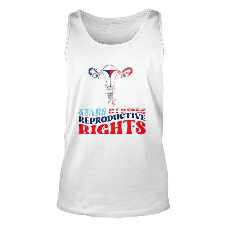 Stars Stripes Reproductive Rights Roe V Wade Overturned Unisex Tank Top