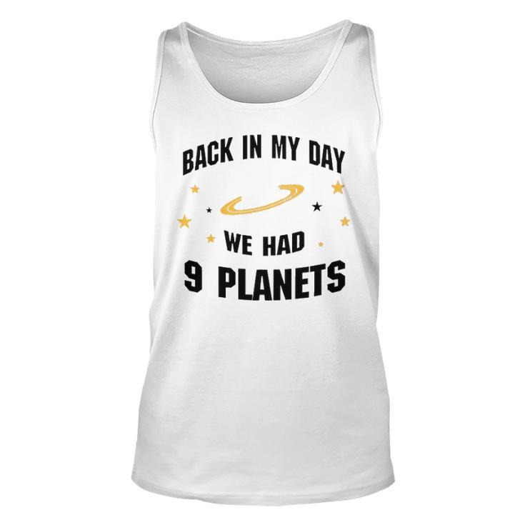 We Had 9 Planets V2 Unisex Tank Top