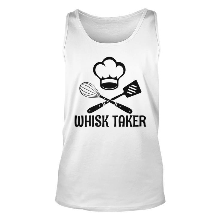 Whisk Taker Funny Baking Pastry Cook Lovers Baker Chef Hat   Unisex Tank Top