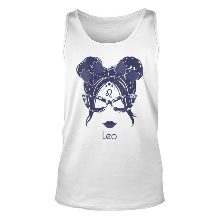 Womens Leo Girl Zodiac Birthday Unisex Tank Top