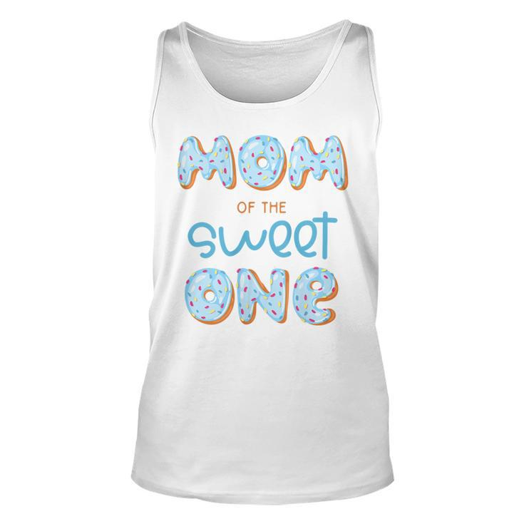 Womens Mom Of The Sweet One Donut Boy 1St Birthday Party Mommy Mama  Unisex Tank Top
