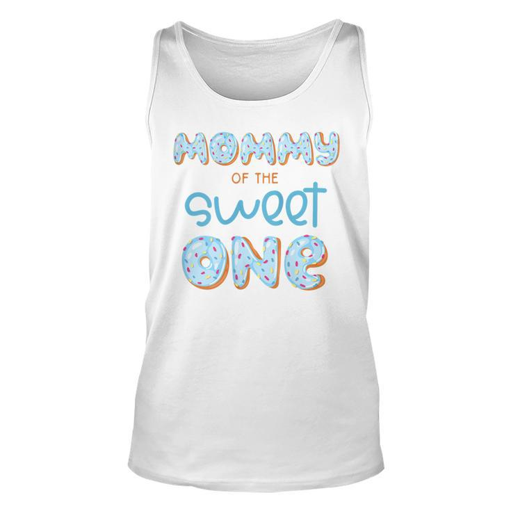 Womens Mommy Of The Sweet One Donut Boy 1St Birthday Party Mama Mom  Unisex Tank Top