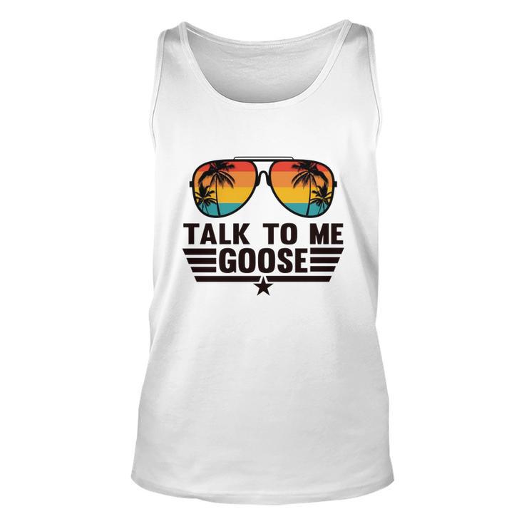 Talk To Me Goose Unisex Tank Top