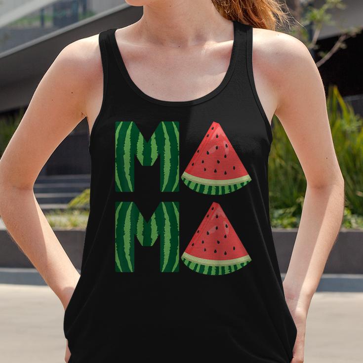 Cute Womens Watermelon Mama Vintage Summer Fruit Mom  Unisex Tank Top