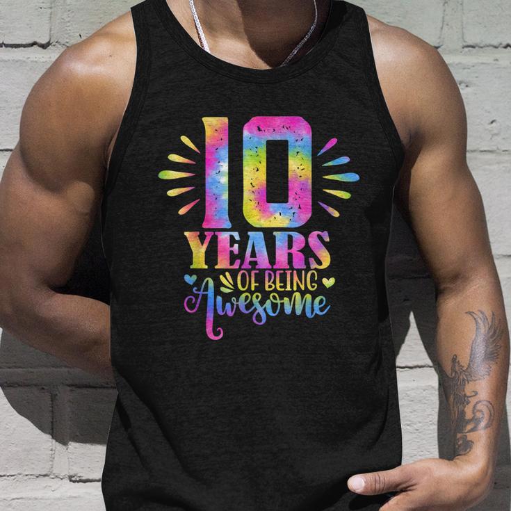 10 Years Of Being Awesome 10Th Birthday Girl Unisex Tank Top Gifts for Him