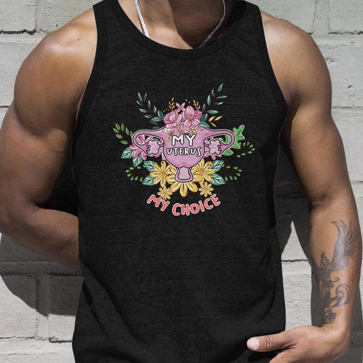 1973 Pro Roe My Uterus My Choice Pro Choice Unisex Tank Top Gifts for Him