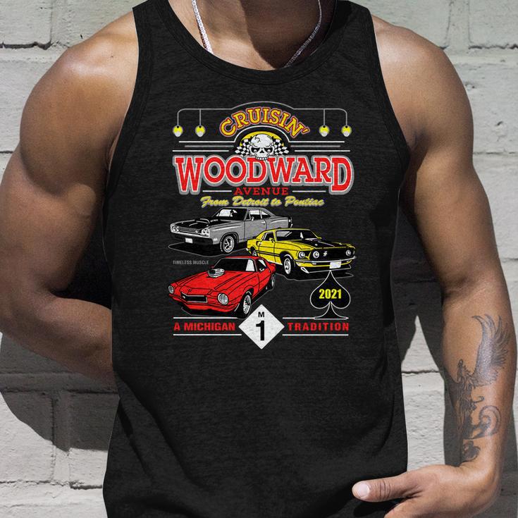 2021 Cruising Woodward Ave Car Cruise Tshirt Unisex Tank Top Gifts for Him