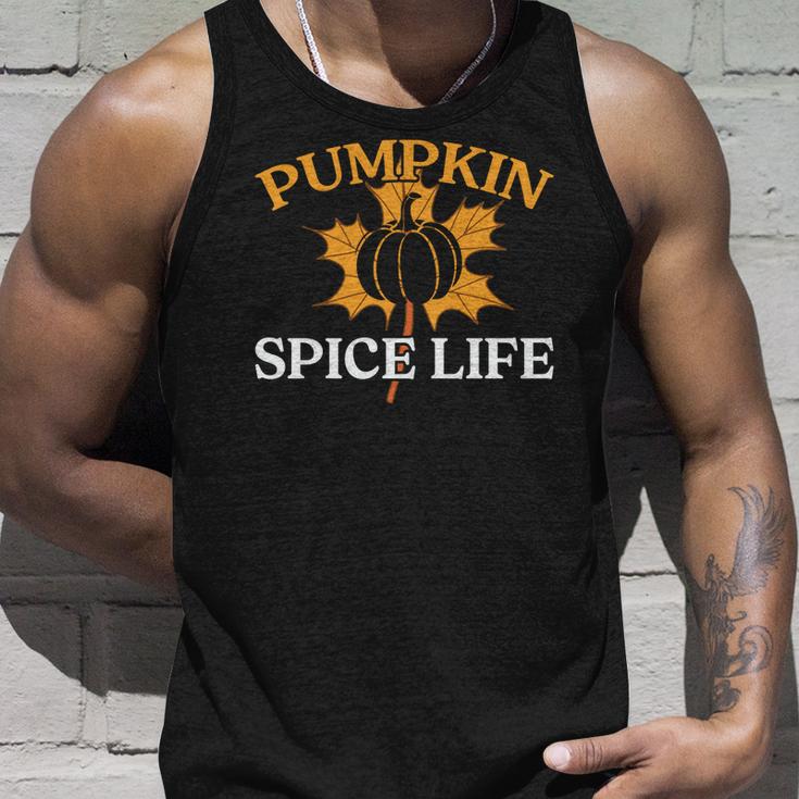 Fall Pumpkin Spice Life Happy Life Men Women Tank Top Graphic Print Unisex