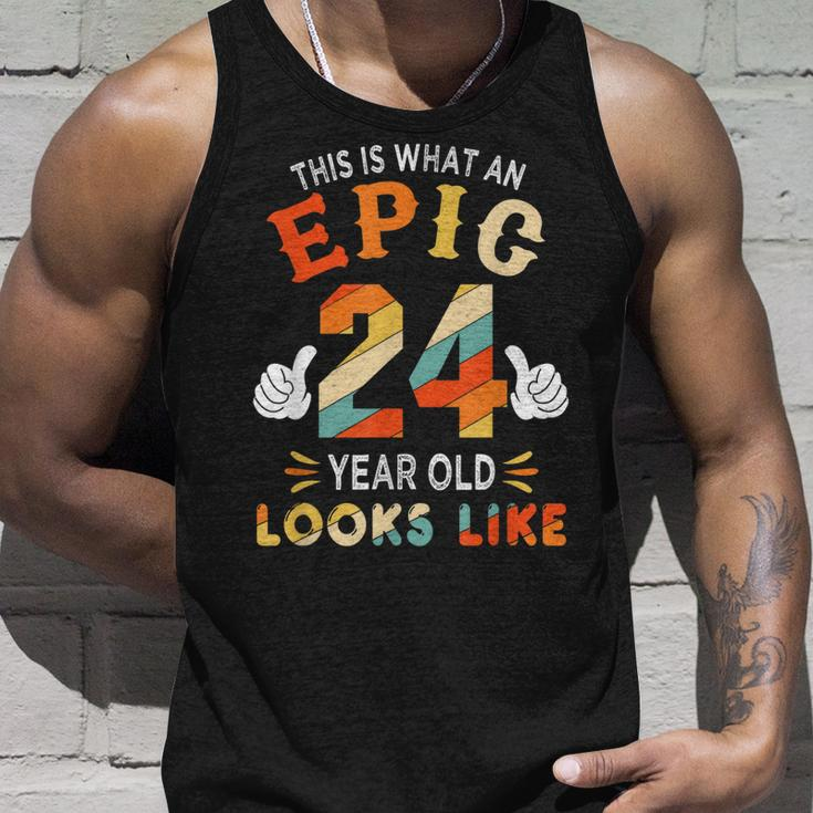 24Th Birthday Gifts For 24 Years Old Epic Looks Like Unisex Tank Top Gifts for Him