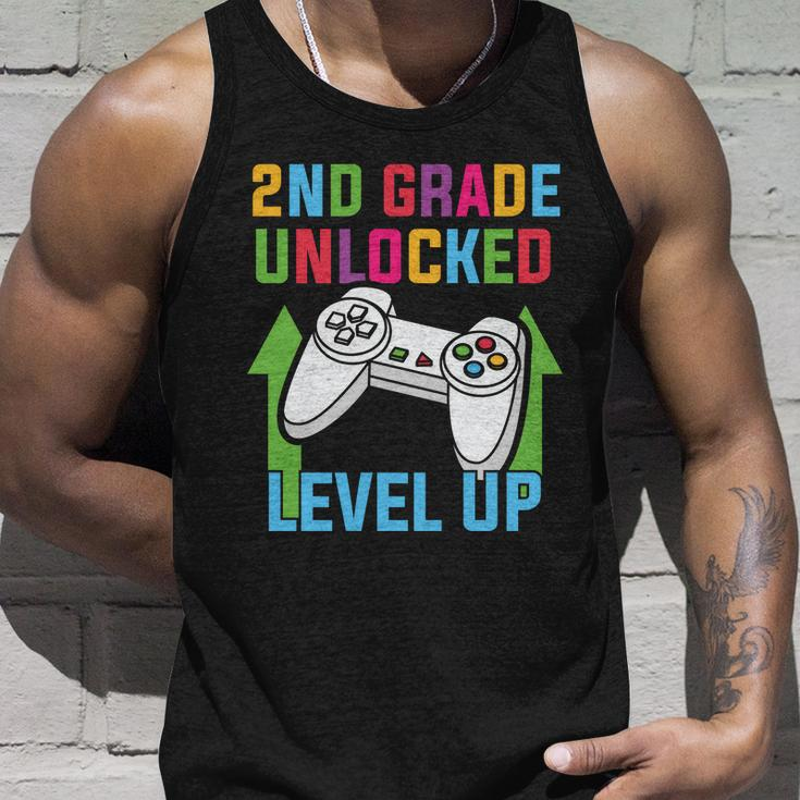 2Nd Grade Unlocked Level Up Back To School First Day Of School Unisex Tank Top Gifts for Him