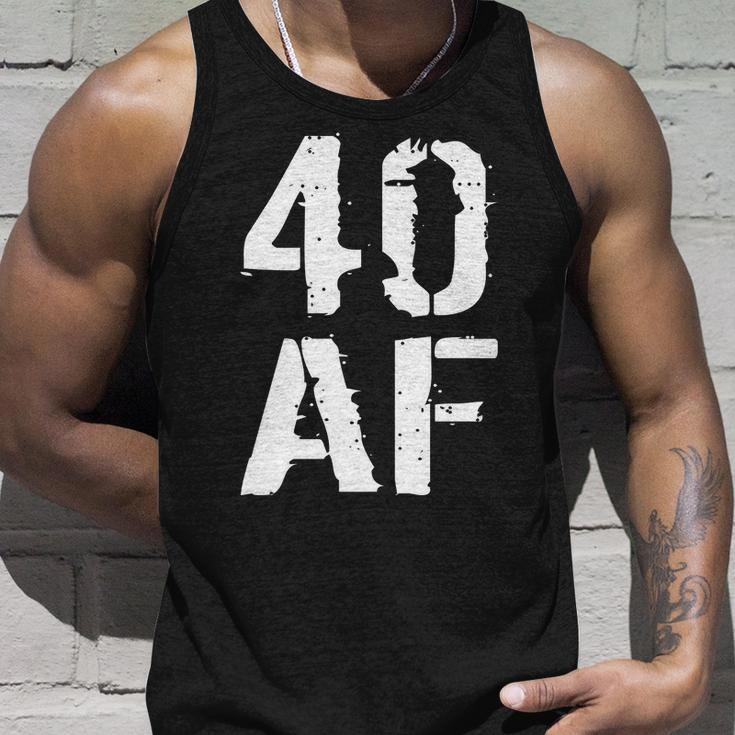 40 Af 40Th Birthday Unisex Tank Top Gifts for Him
