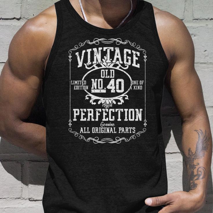 40Th Birthday Genuine All Original Parts Tshirt Unisex Tank Top Gifts for Him