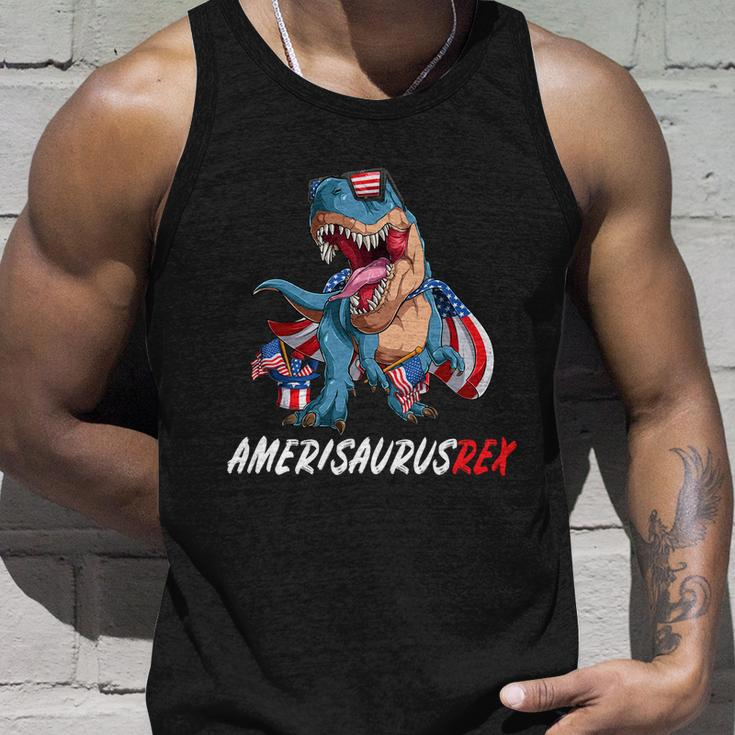 4Th July Tfunny Giftrex America Dinosaur Independence Day Patriot Usa Gift Unisex Tank Top Gifts for Him
