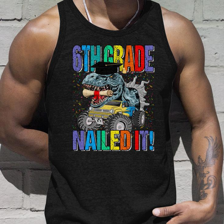 6Th Grade Nailed It Monster Truck Dinosaur Meaningful Gift Unisex Tank Top Gifts for Him