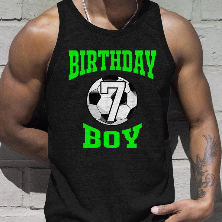7Th Birthday Boy Shirt Soccer Shirt 7 Years Old Kid Unisex Tank Top Gifts for Him