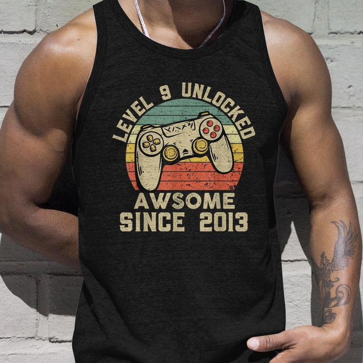 9Th Birthday Gift Boy 9 Years Being Awesome Unisex Tank Top Gifts for Him