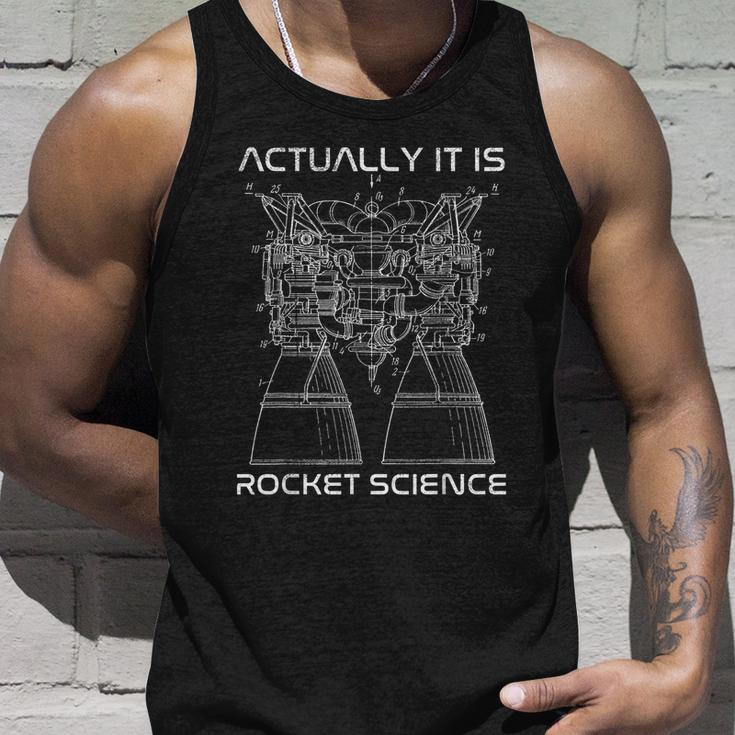 Actually It Is Rocket Science Math Engineering Teacher Unisex Tank Top Gifts for Him