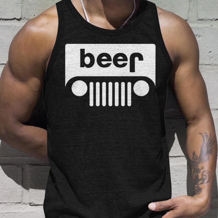 Adult Beer Funny Upside Down Logo Tshirt Unisex Tank Top Gifts for Him