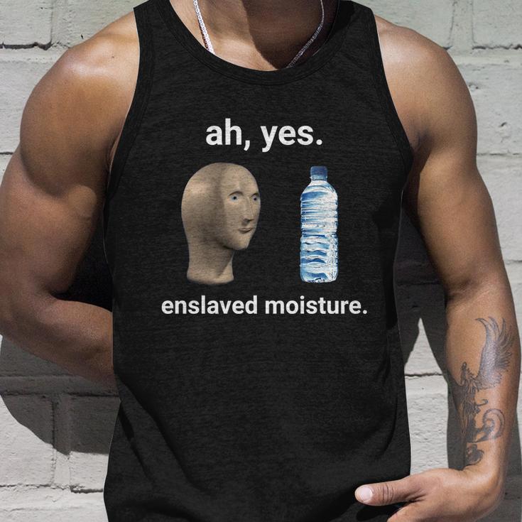 Ah Yes Enslaved Moisture Dank Meme Gift Unisex Tank Top Gifts for Him