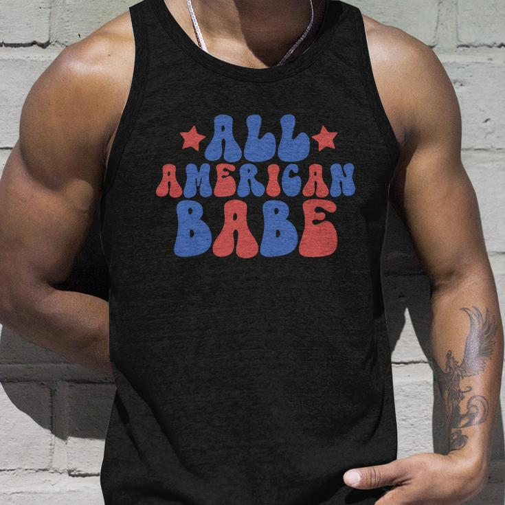 All American Babe 4Th Of July Unisex Tank Top Gifts for Him