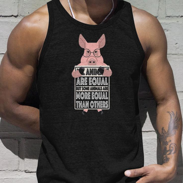 All Animals Are Equal Some Animals Are More Equal Unisex Tank Top Gifts for Him