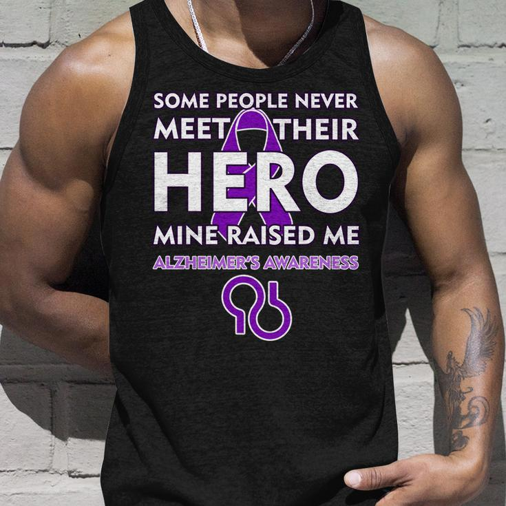 Alzheimers Some People Never Meet Their Hero Mine Raised Me Unisex Tank Top Gifts for Him