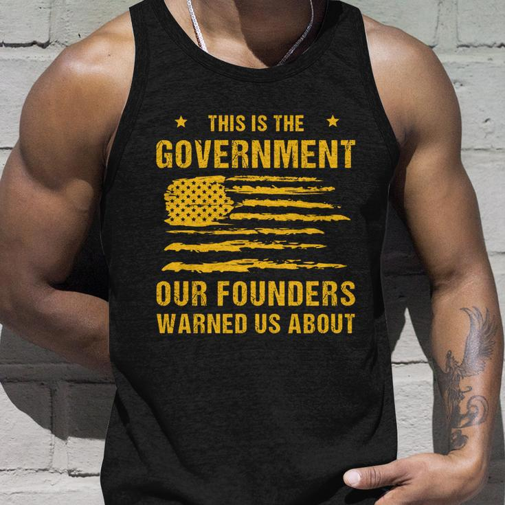 Anti Government Patriotic Americans Vintage Unisex Tank Top Gifts for Him