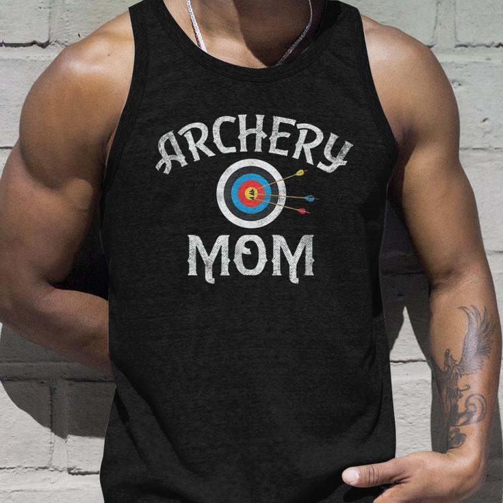 Archery Archer Mom Target Proud Parent Bow Arrow Funny Unisex Tank Top Gifts for Him