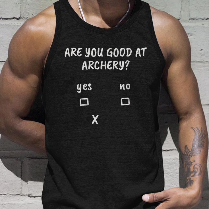 Archery Sarcasm Quote Archer Bow Hunting Unisex Tank Top Gifts for Him