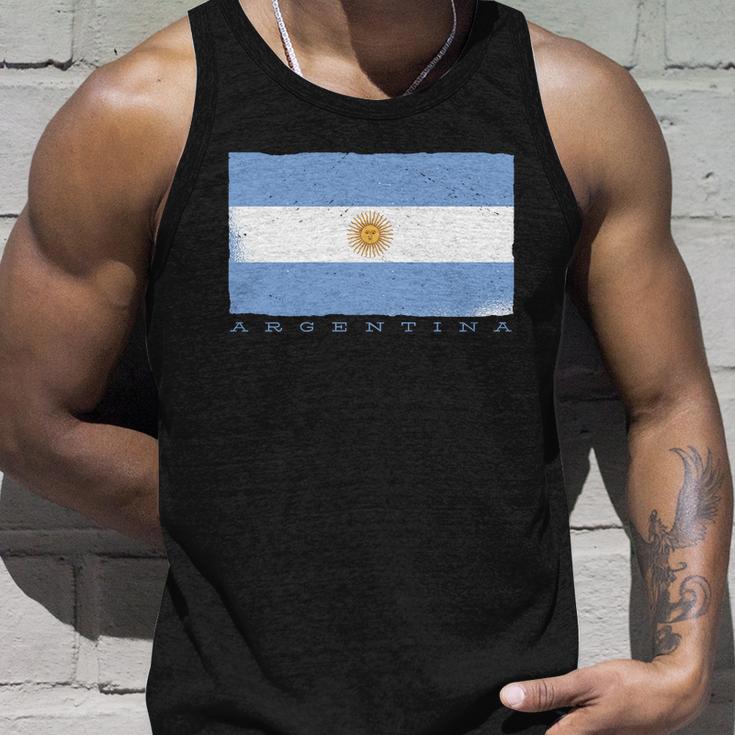 Argentina Flag V2 Unisex Tank Top Gifts for Him